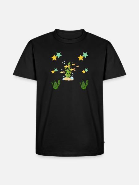 Under the sea - Men's Premium Organic T-Shirt - black