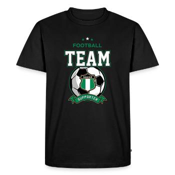 Nigéria - T-shirt Premium bio Homme - noir - Devant - Nico (187cm)