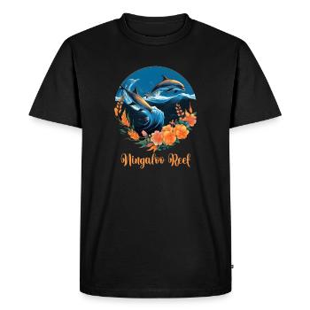 Récif de Ningaloo - T-shirt Premium bio Homme - noir - Devant - Nico (187cm)
