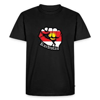 Free ezidi - Men's Premium Organic T-Shirt - black - Front - Nico (187cm)