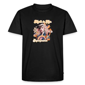Fille Femmes Pouvoir Mathématiques Amant Mathématiques Étudiant - T-shirt Premium bio Homme - noir - Devant - Nico (187cm)