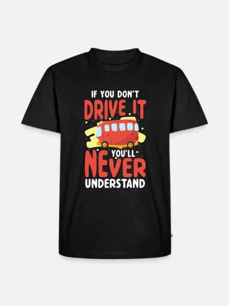 Driver Profession Work - Men's Premium Organic T-Shirt - black