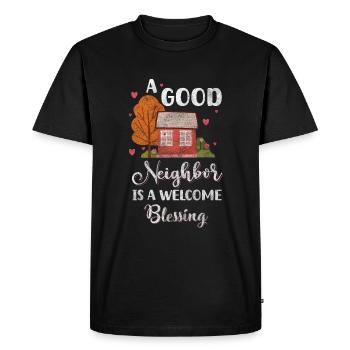 neighborhood residents alcohol - Men's Premium Organic T-Shirt - black - Front - Nico (187cm)