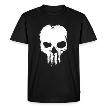 Skull skull horror gift - Men's Premium Organic T-Shirt - black - Front - Nico (187cm)