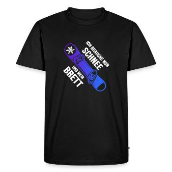 Snowboard Freestyle Snowboarder - T-shirt Premium bio Homme - noir - Devant - Nico (187cm)
