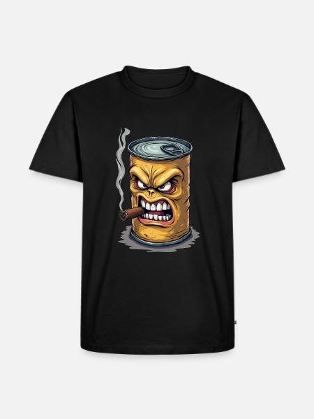Tin - Men's Premium Organic T-Shirt - black