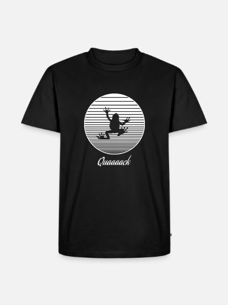 frog - Men's Premium Organic T-Shirt - black