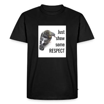Show some RESPECT - T-shirt Premium bio Homme - noir - Devant - Nico (187cm)