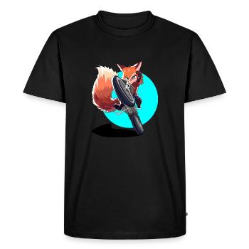 Motorad Fox Loco Animal Squad - Men's Premium Organic T-Shirt - black - Front - Nico (187cm)
