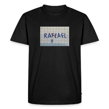 Birthday present for Rafael - Men's Premium Organic T-Shirt - black - Front - Nico (187cm)