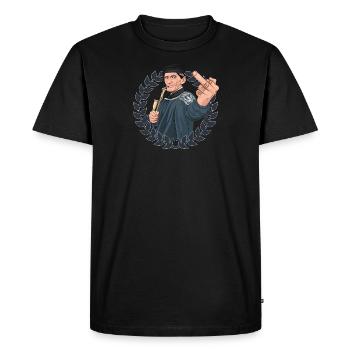 Rieser Grantler // Illustration - T-shirt Premium bio Homme - noir - Devant - Nico (187cm)