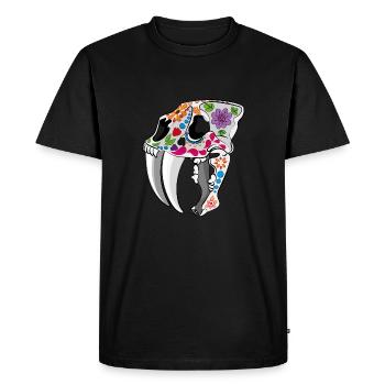 Jour de l’éteint: Sabretooth - T-shirt Premium bio Homme - noir - Devant - Nico (187cm)