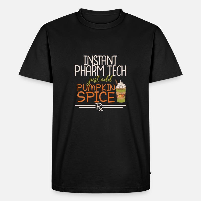Instant Pharm Tech | Pharmacy - Männer Premium Bio T-Shirt - Schwarz