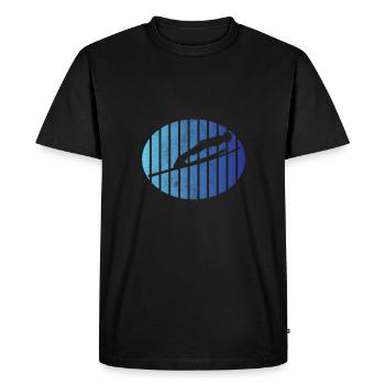 Sauteur à ski Saut à ski Sports d’hiver Vol à ski Ski - T-shirt Premium bio Homme - noir - Devant - Nico (187cm)