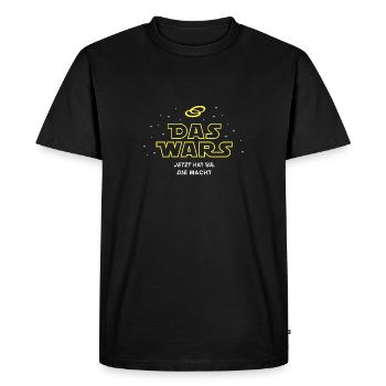 Das wars - Männer Premium Bio T-Shirt - Schwarz - Vorne - Nico (187cm)
