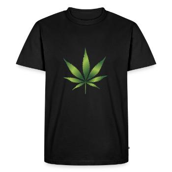 herb rosemary parsley thyme dill oregano - Men's Premium Organic T-Shirt - black - Front - Nico (187cm)