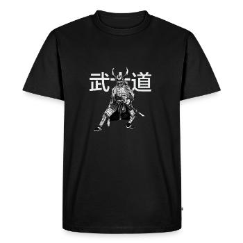 Samurai - Bushido - T-shirt Premium bio Homme - noir - Devant - Nico (187cm)