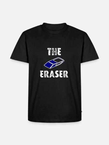The Eraser - Men's Premium Organic T-Shirt - black