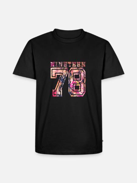 NINETEEN 1978 B - Men's Premium Organic T-Shirt - black