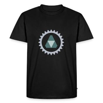 Cadeau de vérité  - T-shirt Premium bio Homme - noir - Devant - Nico (187cm)