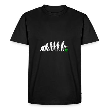 Gardener evolution development pour garden kanne - Men's Premium Organic T-Shirt - black - Front - Nico (187cm)