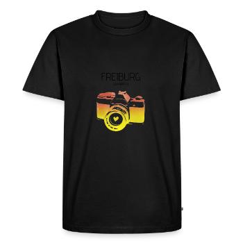 Camera Freiburg Germany - Men's Premium Organic T-Shirt - black - Front - Nico (187cm)
