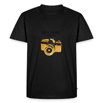 Camera The Hague Netherlands - Men's Premium Organic T-Shirt - black - Front - Nico (187cm)