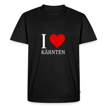 J'aime Carinthie Shirt Design - T-shirt Premium bio Homme - noir - Devant - Nico (187cm)