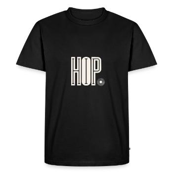 hip hop - T-shirt Premium bio Homme - noir - Devant - Nico (187cm)