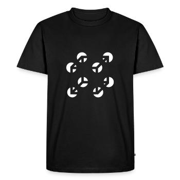 cubes - T-shirt Premium bio Homme - noir - Devant - Nico (187cm)