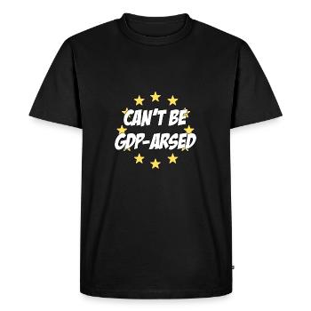 Can't be GDPRARSED - Men's Premium Organic T-Shirt - black - Front - Nico (187cm)