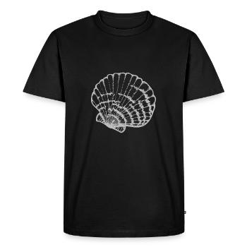 Coquillages - T-shirt Premium bio Homme - noir - Devant - Nico (187cm)