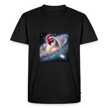 Poulet (poulet) Poulet KFC Poultry Roll - T-shirt Premium bio Homme - noir - Devant - Nico (187cm)