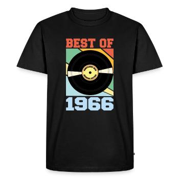 Best of 1966 - Men's Premium Organic T-Shirt - black - Front - Nico (187cm)