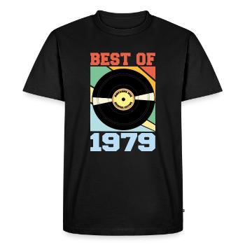 Le meilleur de 1979 - T-shirt Premium bio Homme - noir - Devant - Nico (187cm)