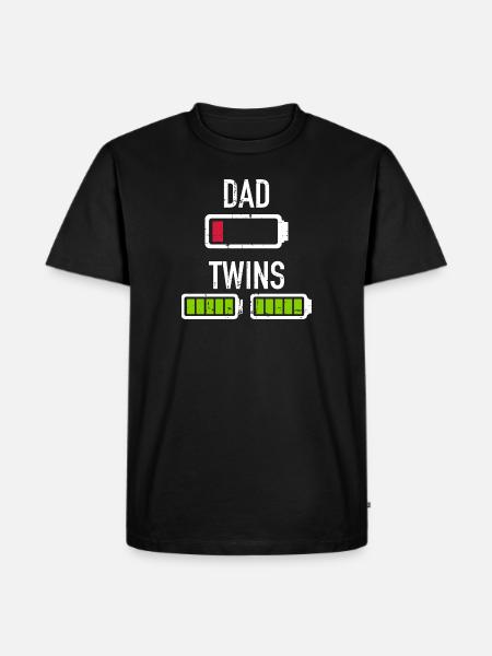 Twins - Men's Premium Organic T-Shirt - black
