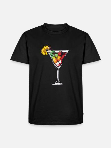 Limonade Drink - Männer Premium Bio T-Shirt - Schwarz