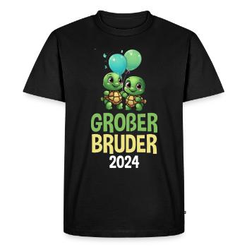 I'm going to be Big Brother 2024 Turtle Baby - Men's Premium Organic T-Shirt - black - Front - Nico (187cm)