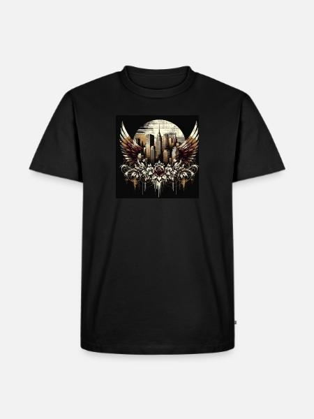 grunge style - Männer Premium Bio T-Shirt - Schwarz