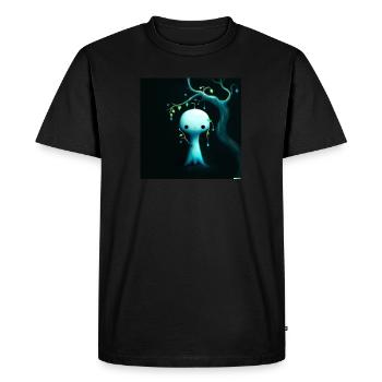 Œuvre d’art numérique Kodama - T-shirt Premium bio Homme - noir - Devant - Nico (187cm)
