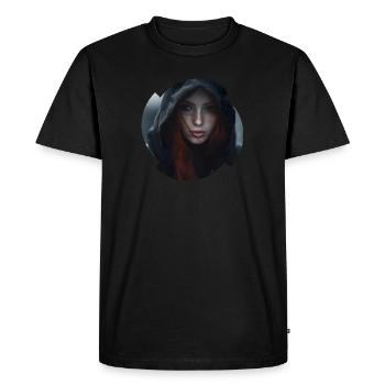 Ninja féminin Âge moderne #3 - T-shirt Premium bio Homme - noir - Devant - Nico (187cm)