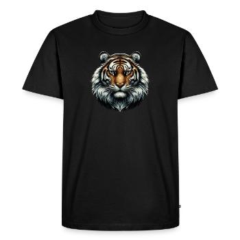 Majestic Roar - Men's Premium Organic T-Shirt - black - Front - Nico (187cm)