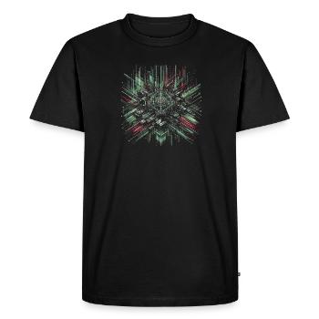 Noyau cybernétique - T-shirt Premium bio Homme - noir - Devant - Nico (187cm)