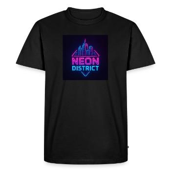 NDSTRKT - Men's Premium Organic T-Shirt - black - Front - Nico (187cm)
