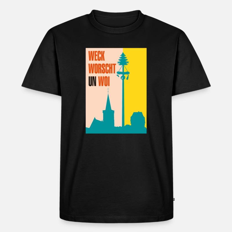 Die 3-faltigkeit der Kerb - Männer Premium Bio T-Shirt - Schwarz