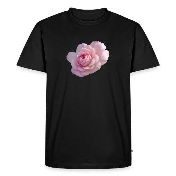 Rose Pink - T-shirt Premium bio Homme - noir - Devant - Nico (187cm)