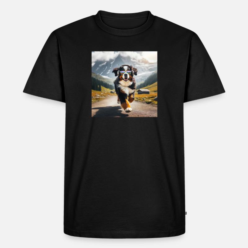 Berner Sennenhund - Männer Premium Bio T-Shirt - Schwarz