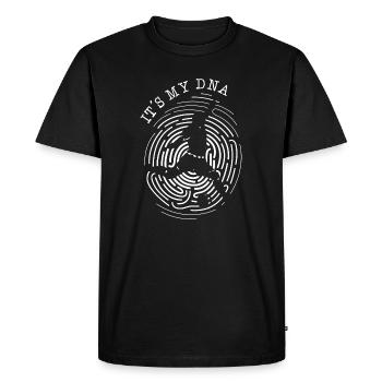 Gagnant de l’ADN d’empreintes digitales de Soccer Cool Sayings - T-shirt Premium bio Homme - noir - Devant - Nico (187cm)