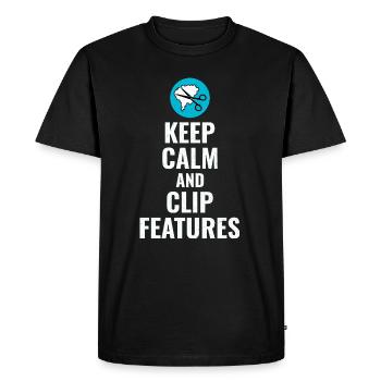 GIS Mapping Data Clip Features Spatial Geoinfo - Men's Premium Organic T-Shirt - black - Front - Nico (187cm)