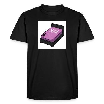 Short-term alarm with sleep mode - Men's Premium Organic T-Shirt - black - Front - Nico (187cm)